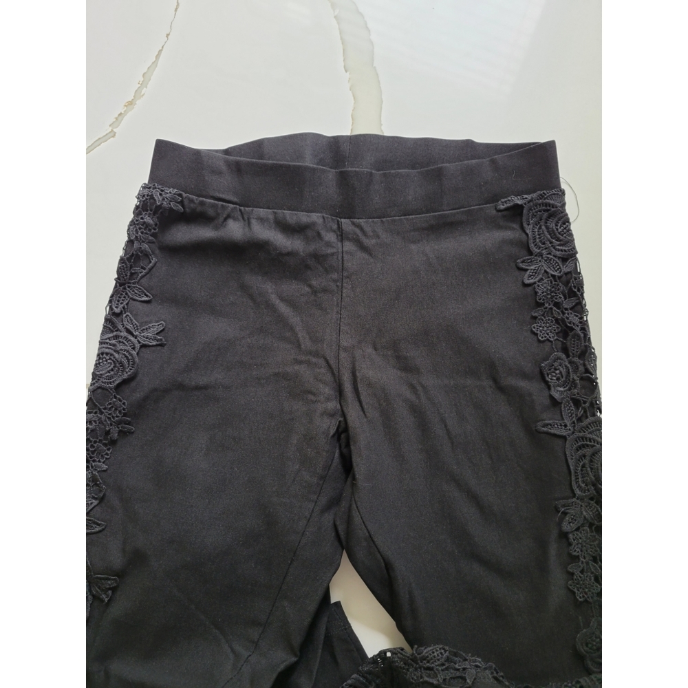 Cecico Lace Cutout Detail Pants - Picture 5 of 8